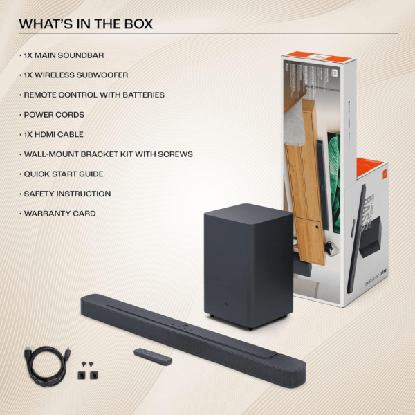 JBL Bar 2.1 Deep Bass, Dolby Digital Soundbar