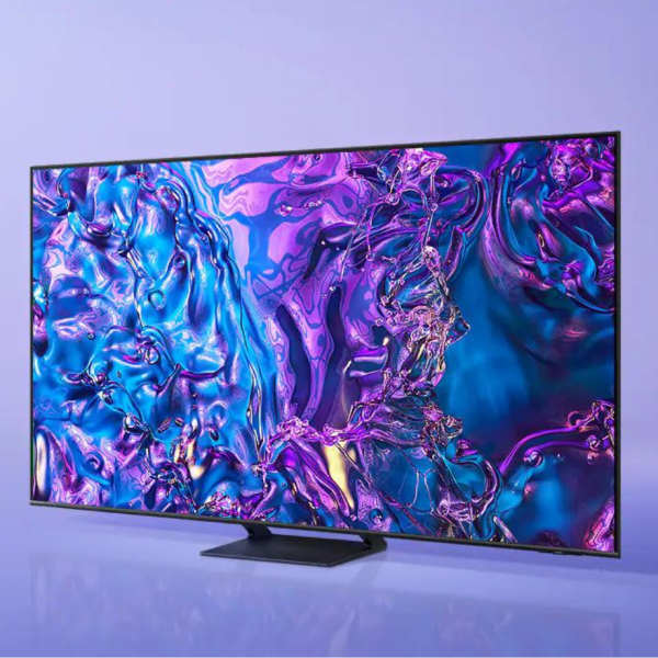 Back View of SAMSUNG 65-Inch QLED 4K Q70D Smart TV with Multiple HDMI and USB Ports