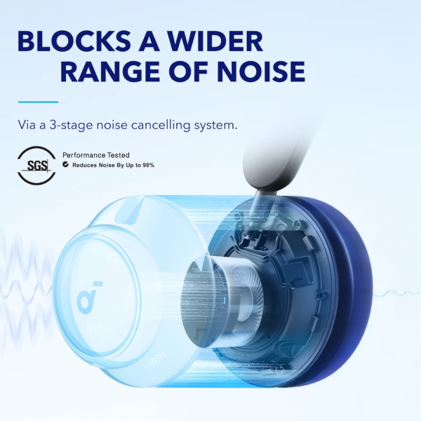 Anker Soundcore Space Q45 headphones with a sleek, ergonomic design.