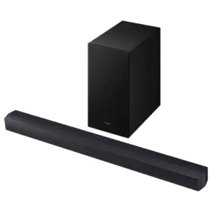 Samsung HW-B450F Soundbar and wireless subwoofer full product view