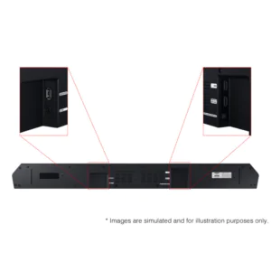 Samsung HW-Q600C soundbar rear connectivity ports and HDMI eARC