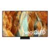 Samsung QN70F 75-inch Neo QLED 4K HDR Smart TV front display with vivid Quantum Mini LED picture quality.