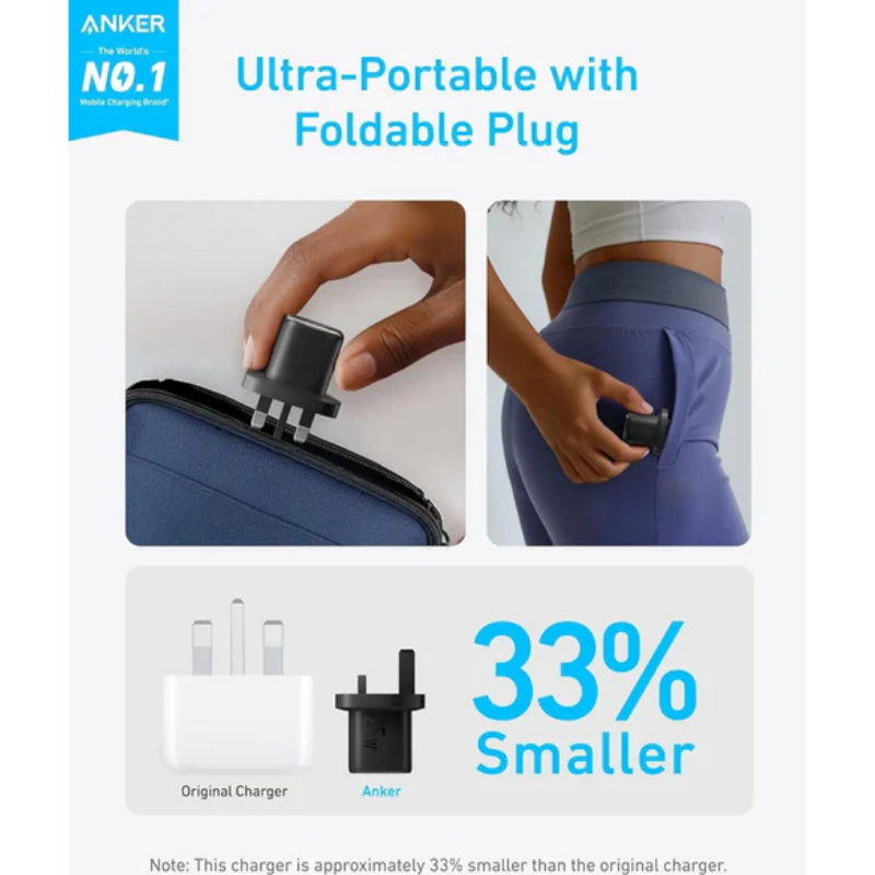 Anker 25W Compact Charger with Type-C to C Cable - Image 4