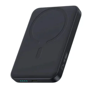 Baseus Magnetic Power Bank 10000mAh 22.5W angled view with USB-C port