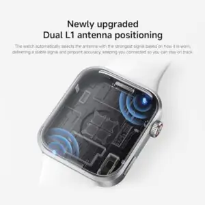 Redmi Watch 6 with Dual L1 five-system GNSS positioning for accurate outdoor tracking.