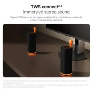 Xiaomi Sound Play speakers connected using TWS stereo pairing