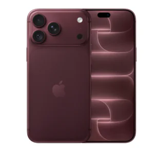 iPhone 18 Pro Burgundy finish front and back view