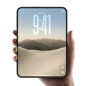 iPhone Duo foldable display held in hand