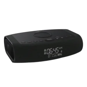 JBL Rise Bluetooth clock radio speaker front view