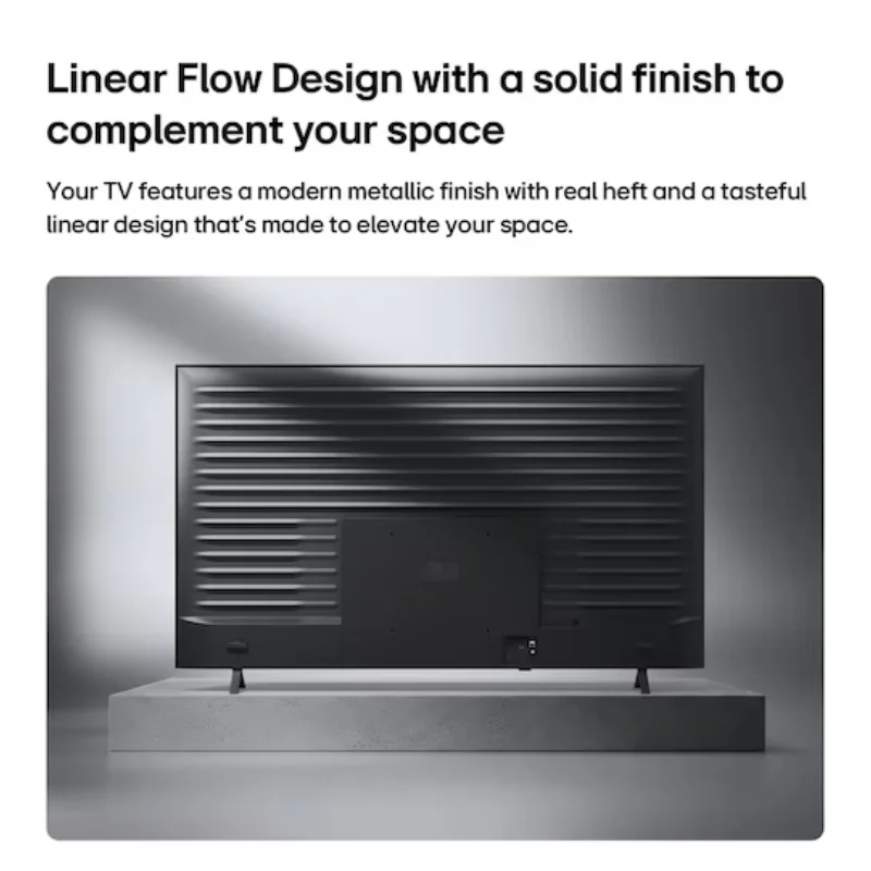 LG NANO 55 inch NU85 4K Smart TV rear design