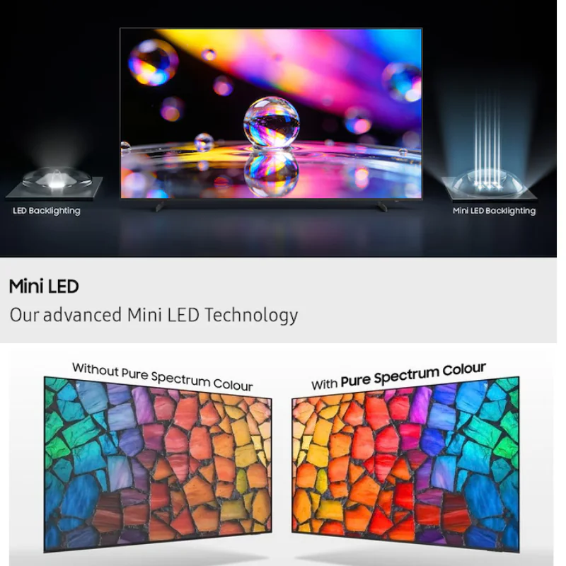 Samsung 65-inch M75H Mini LED 4K Vision AI Smart TV