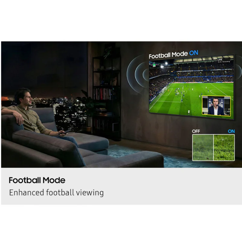 Samsung U8000H 75 inch 4K Smart TV Football Mode